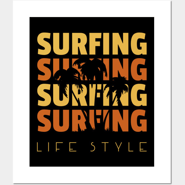 Surfing Lifestyle Wall Art by Red Rov